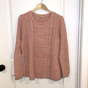 Talbots cable knit sweater XL